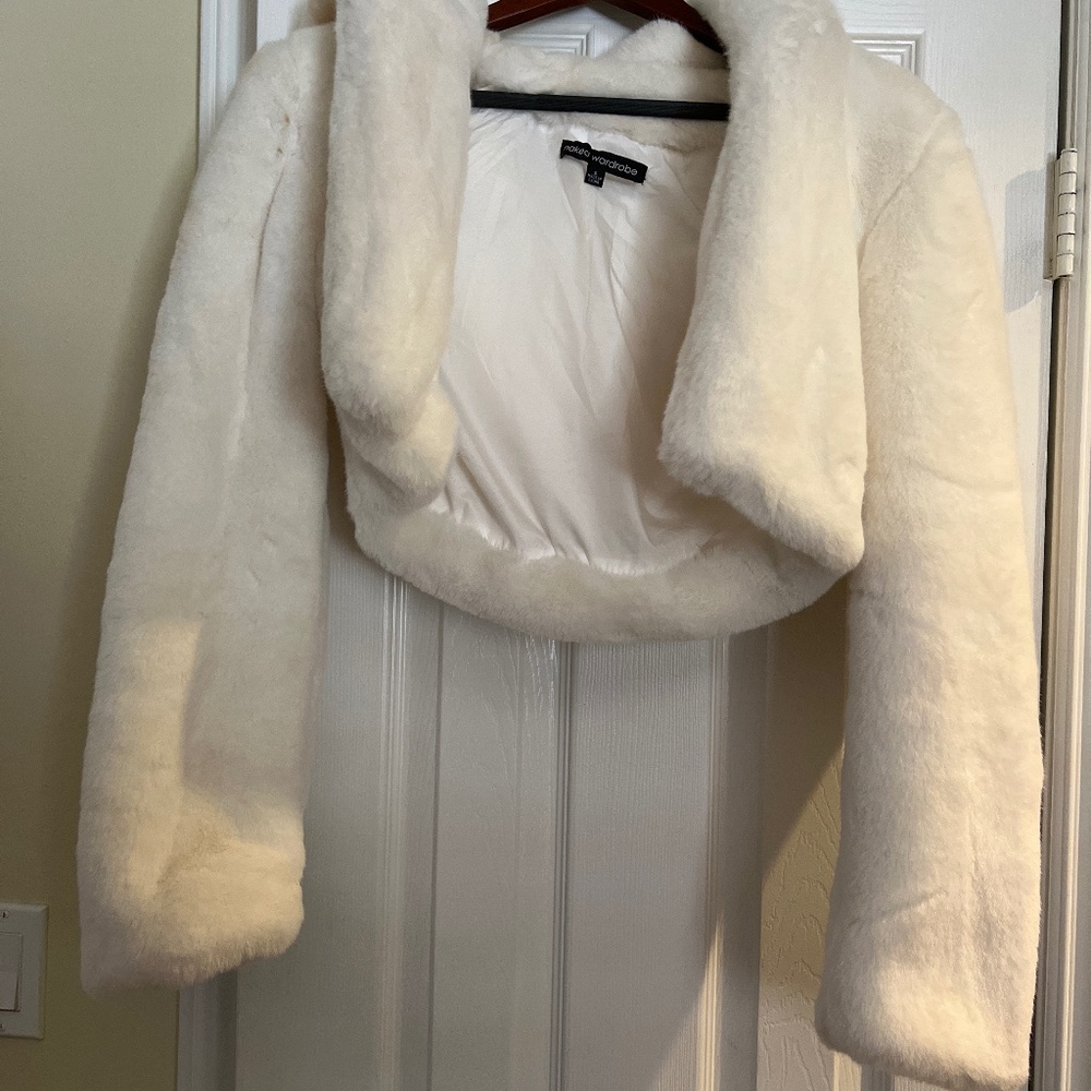 Naked Wardrobe Faux Fur Coat